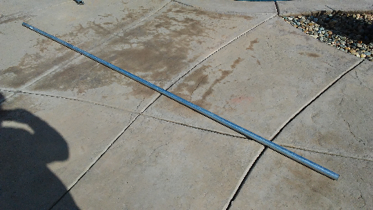 ham radio antenna mast 1-3/8 in. X 10 ft. Top Fence Rail