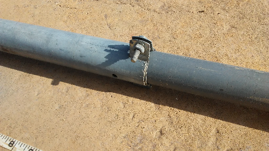 ham radio antenna mast Conduit Hanger Example