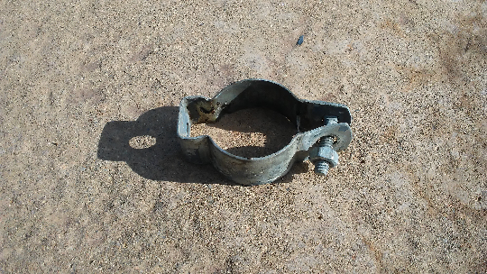 ham radio antenna mast 1-1/2 in. Conduit Pipe Hanger