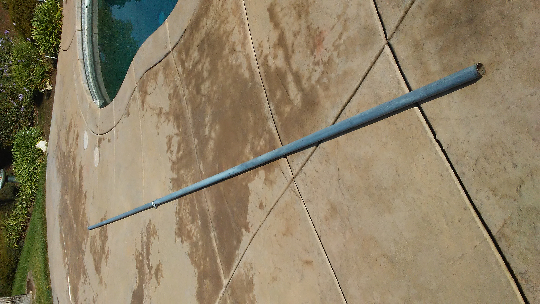 ham radio antenna mast A good step Mast 1-1/2in - 1-1/4 in. 19 ft.