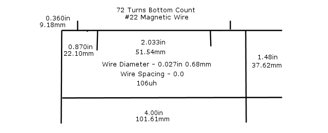 image ham radio half wave end fed antenna 80 meter loading coil build diagram