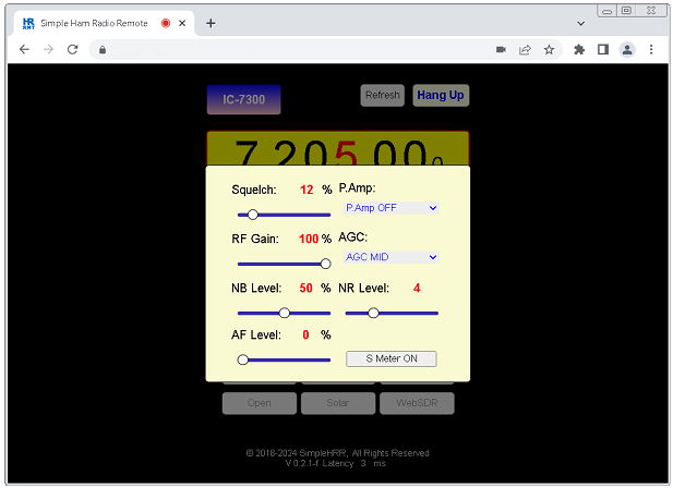 simple ham radio remote user interface ham radio operation raspberry pi icom yaesu kenwood photo-04